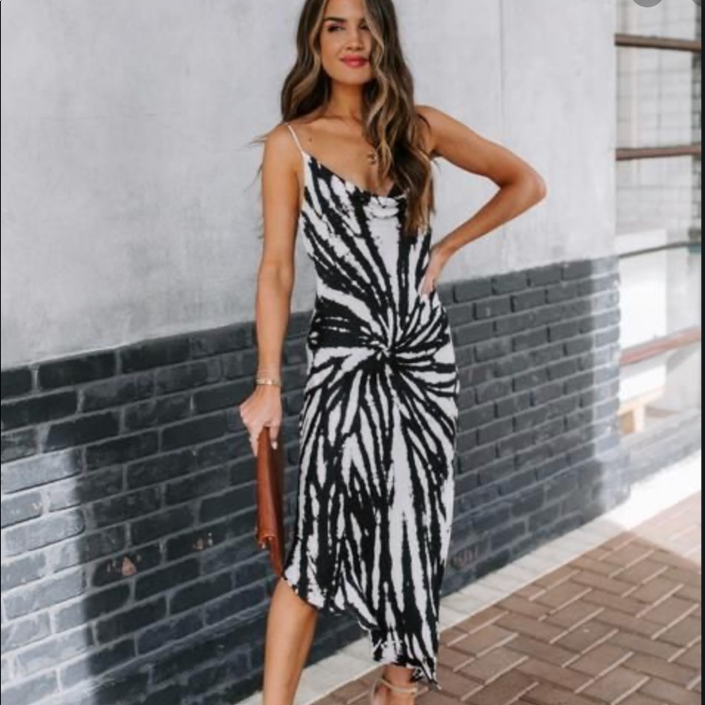 Tie Dye Midi Dress